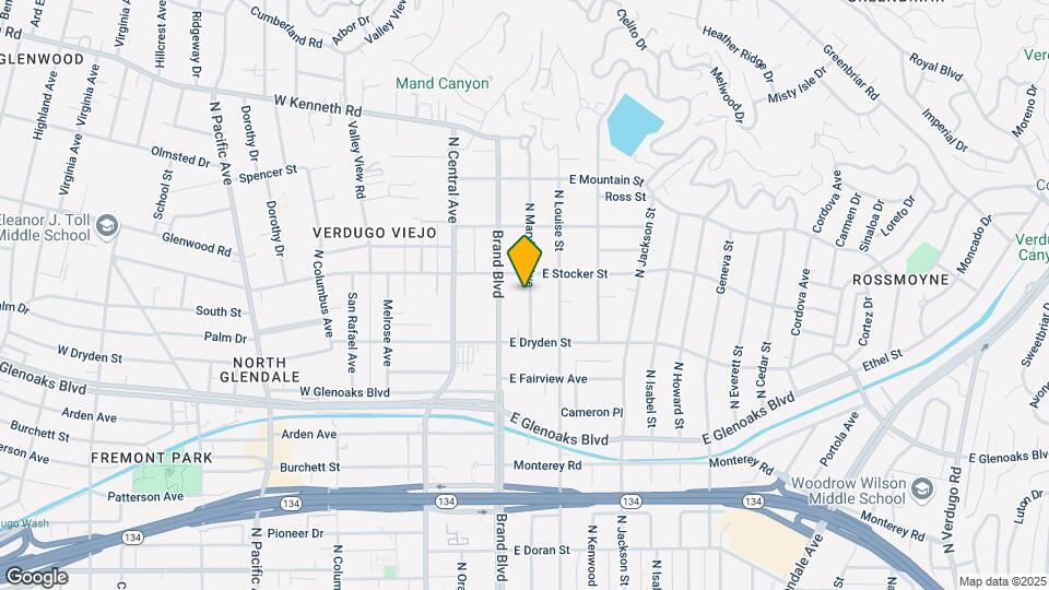 1141 N Maryland Ave Map and Location Details