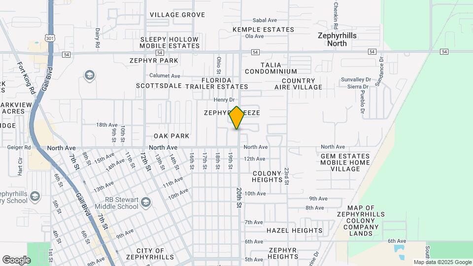 6039 20th St Map and Location Details