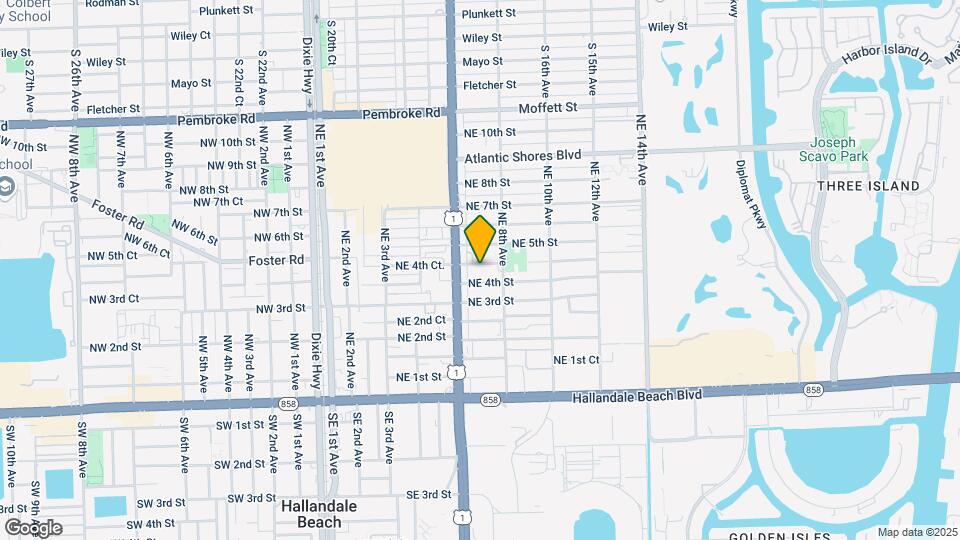 700-704 NE 4th Ct Mapa y Detalles de la Ubicación