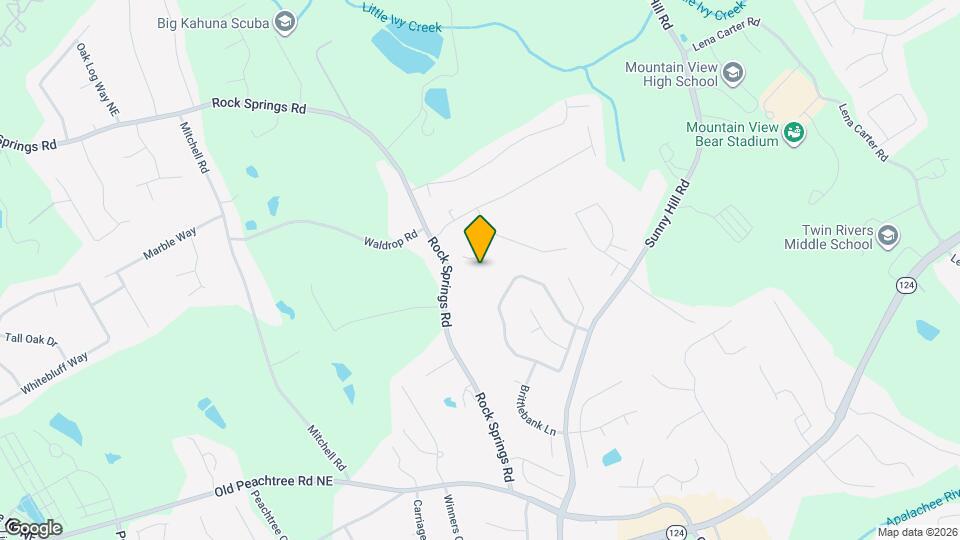 1847 Rocky Water Ct Map and Location Details