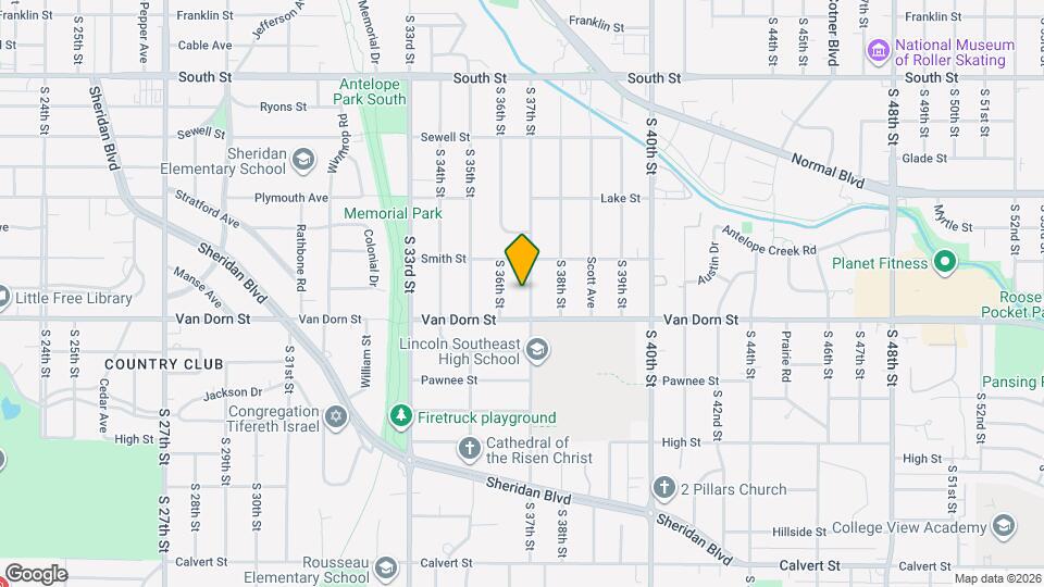 2745 S 37th St Map and Location Details