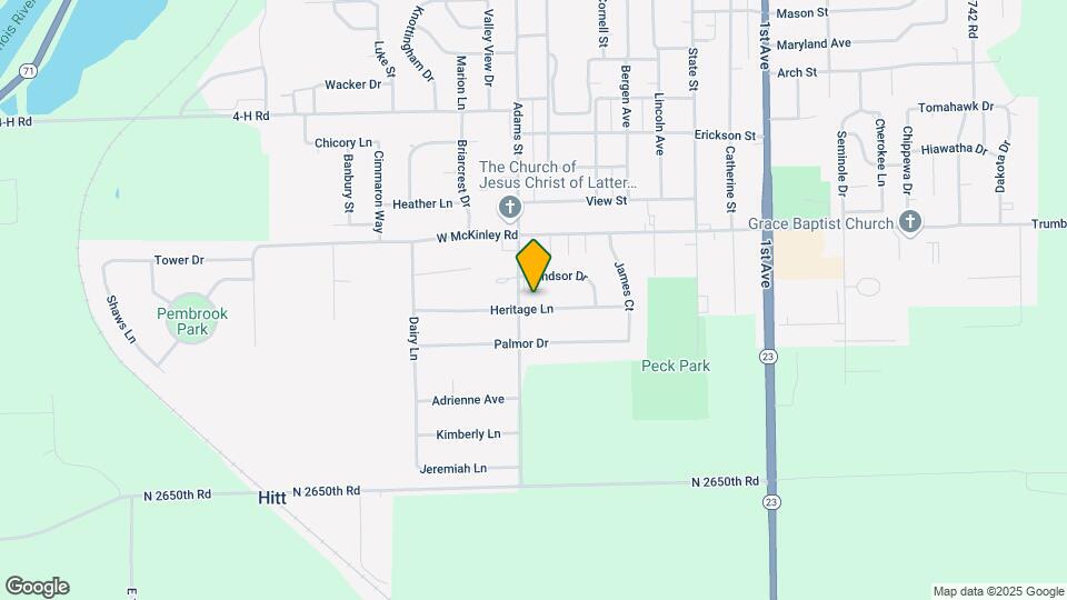 424 Heritage Ln-Unit -East Map and Location Details