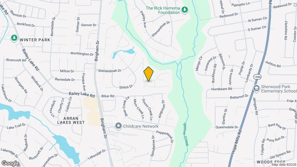 1703 Winnabow Dr Map and Location Details