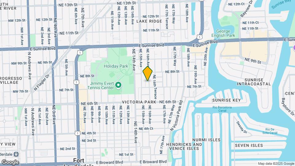 717 NE 16th Ave Map and Location Details