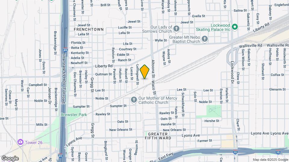 2300 Abernathy St Map and Location Details