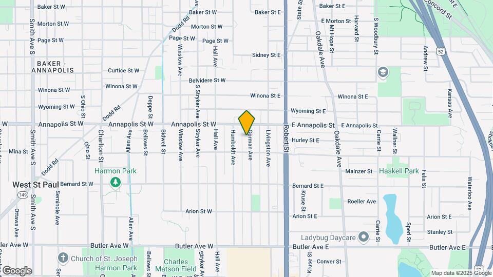 909 Gorman Ave Map and Location Details