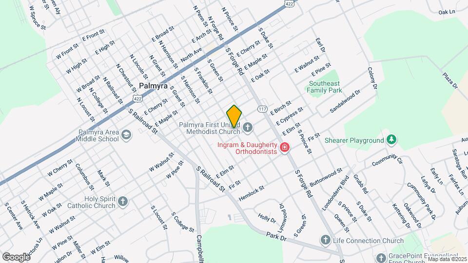 510 S Franklin St Mapa y Detalles de la Ubicación
