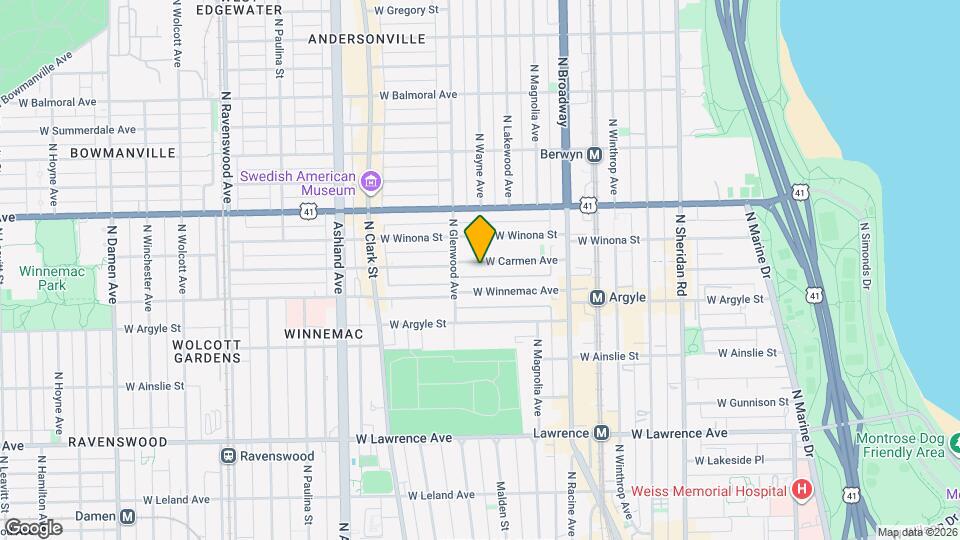 1333 W Carmen Ave, Unit 3A Mapa y Detalles de la Ubicación