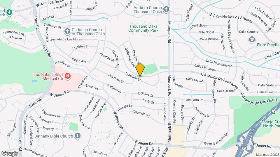 161 Teasdale St Map and Location Details