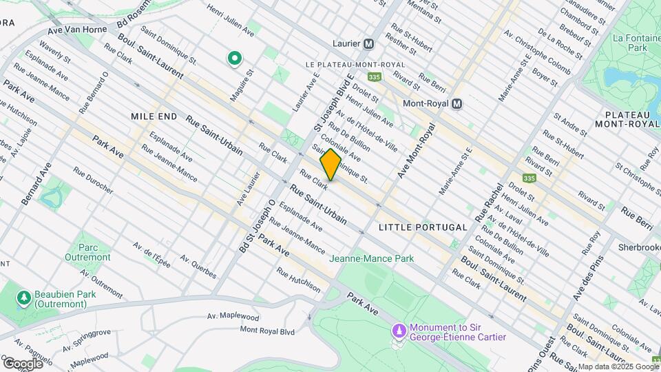 4725-4745 Clark Map and Location Details