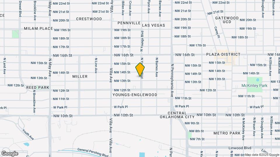 1401 N Youngs Blvd Mapa y Detalles de la Ubicación