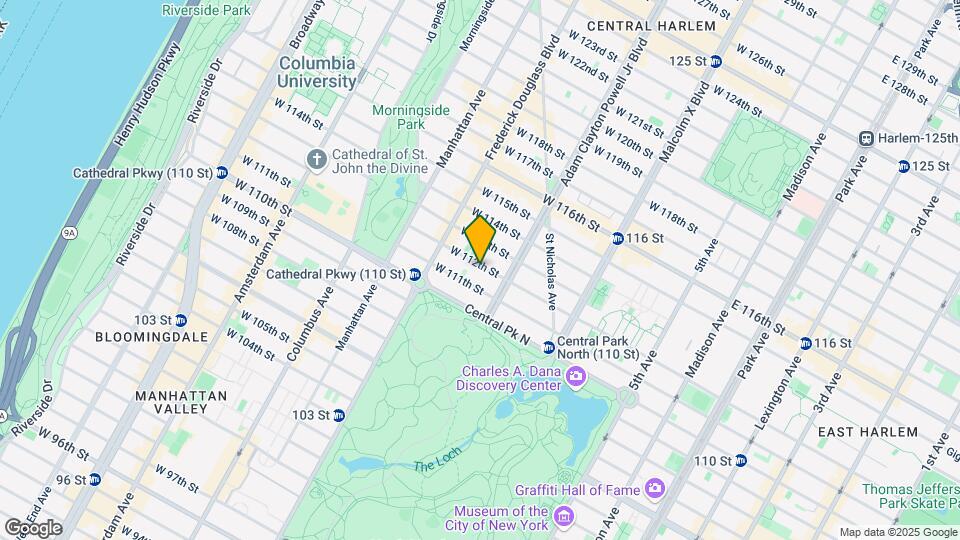 226 W 112th St Map and Location Details
