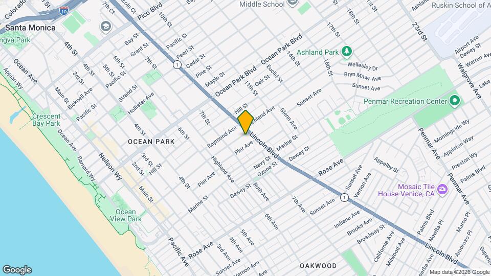 746 Ashland Ave Map and Location Details