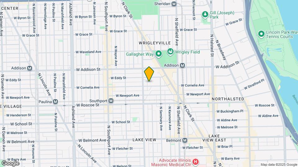 1140 W Cornelia Ave Map and Location Details