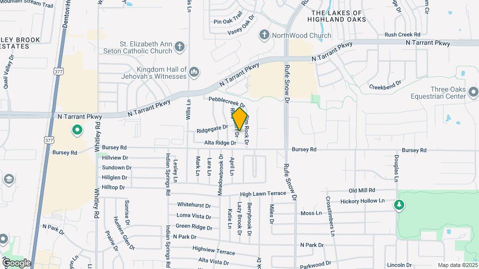 2131 Ridgecliff Dr Map and Location Details