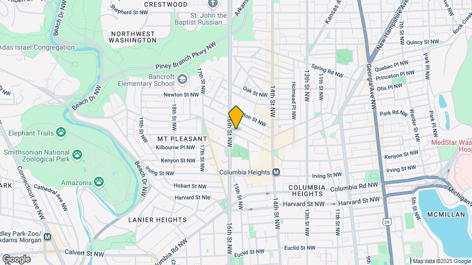 1531 Park Rd NW Mapa y Detalles de la Ubicación