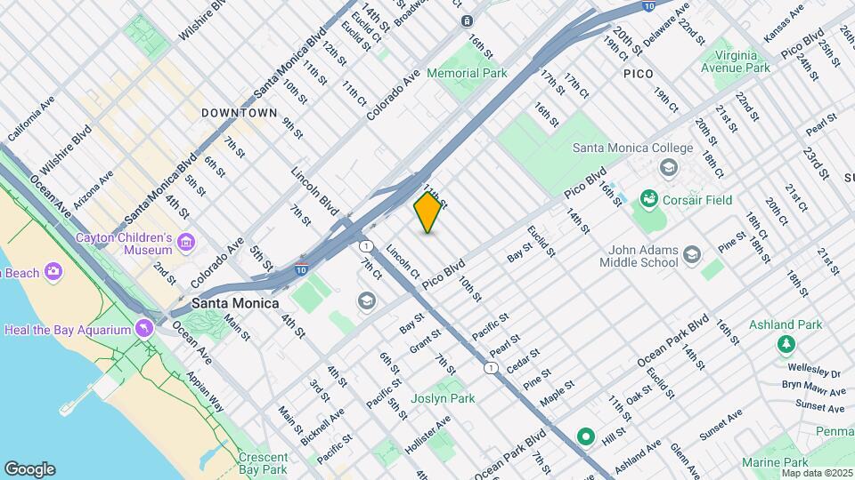 1836 10th St Map and Location Details