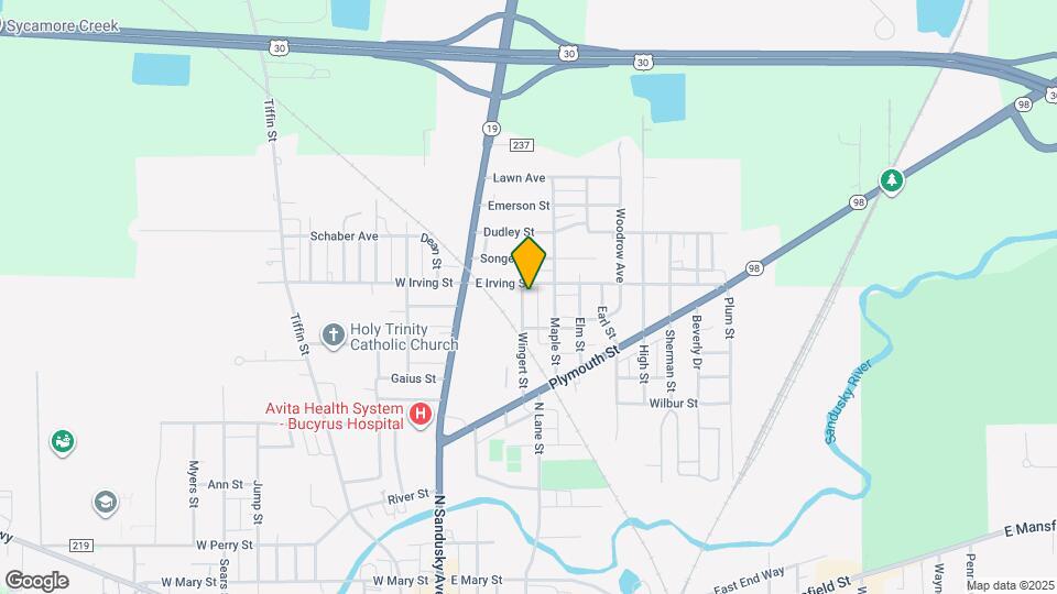 1020 Wingert St, Unit 1020 Map and Location Details