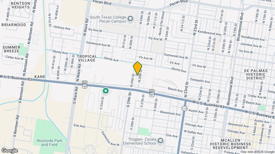 211 N 28th St Map and Location Details
