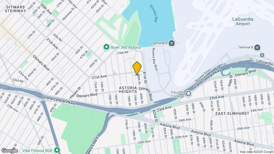 21-16 80th St Map and Location Details