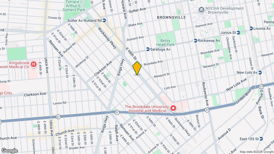 382 Rockaway Pkwy Map and Location Details