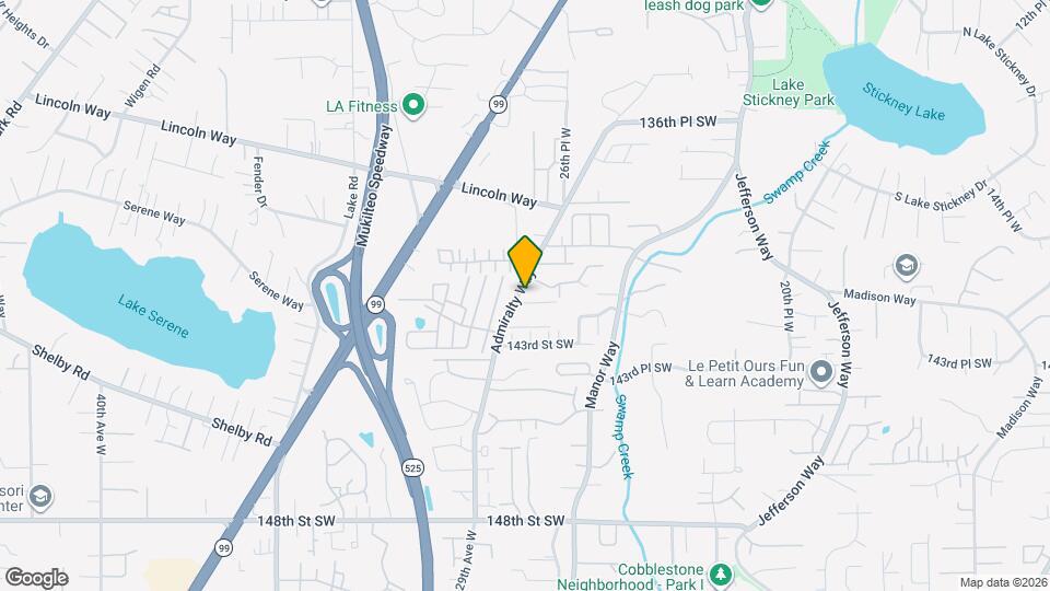 14115 Admiralty Way Map and Location Details