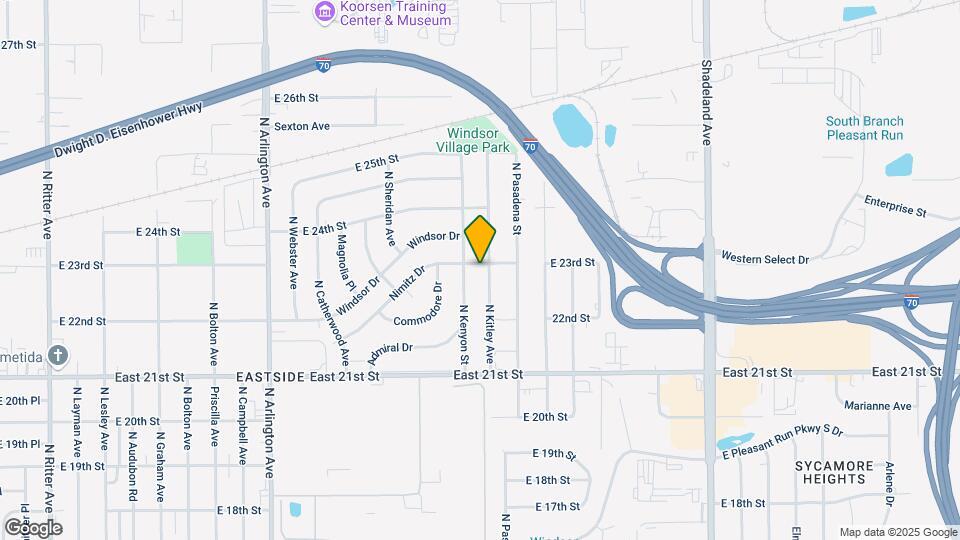 2234 N Kitley Ave Mapa y Detalles de la Ubicación