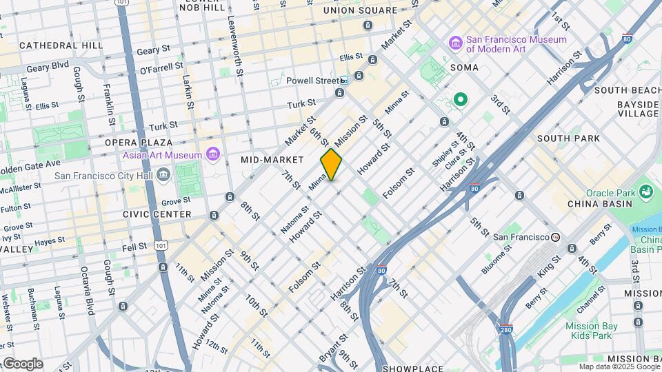 547 Natoma St Mapa y Detalles de la Ubicación