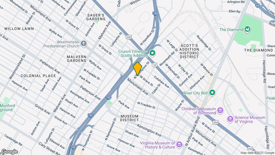 3427 W Grace St Map and Location Details