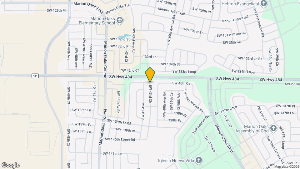 13670 SW 43rd Cir Map and Location Details