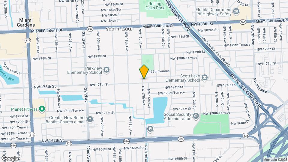 1631 NW 175th St Map and Location Details