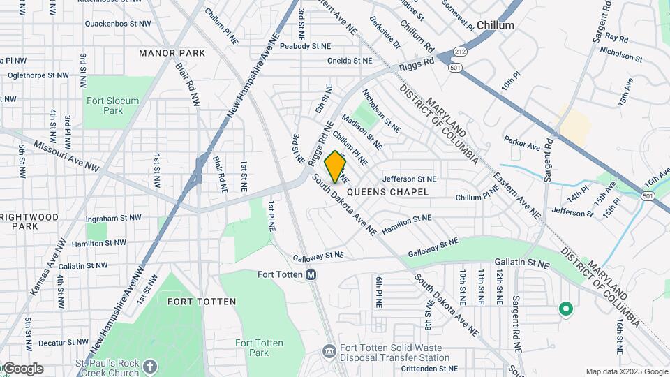 5515 South Dakota Ave NE Map and Location Details