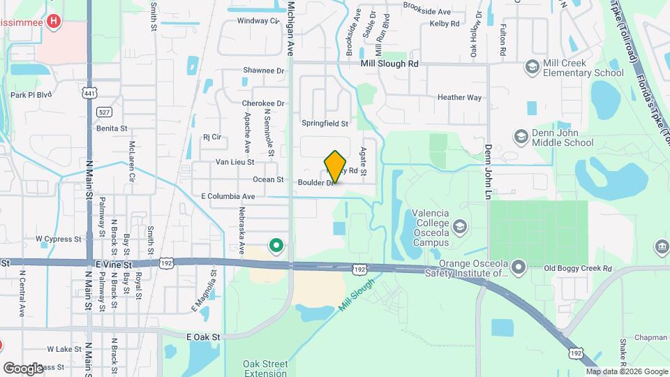1352 Boulder Dr Map and Location Details