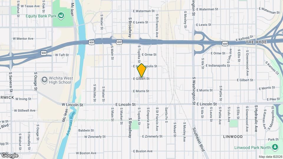 1002 S Topeka St Mapa y Detalles de la Ubicación