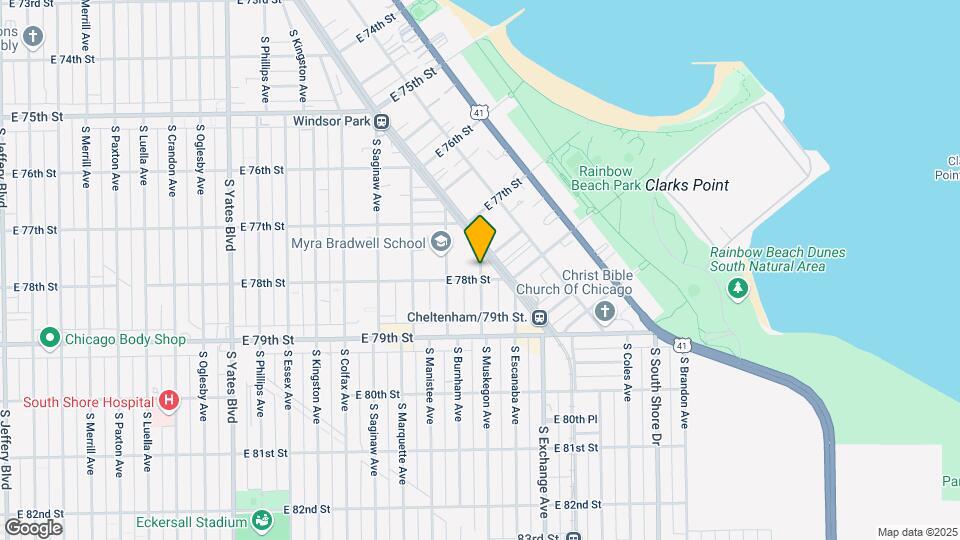 7754 S Muskegon Ave, Unit 1 Mapa y Detalles de la Ubicación