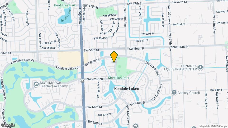 6023 SW 133rd Ct Map and Location Details