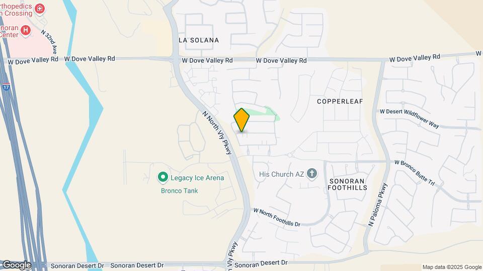 2419 W Dusty Wren Dr Map and Location Details