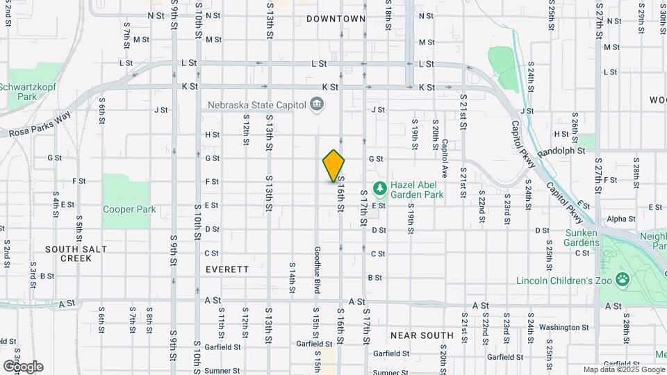 1535 F Street Map and Location Details