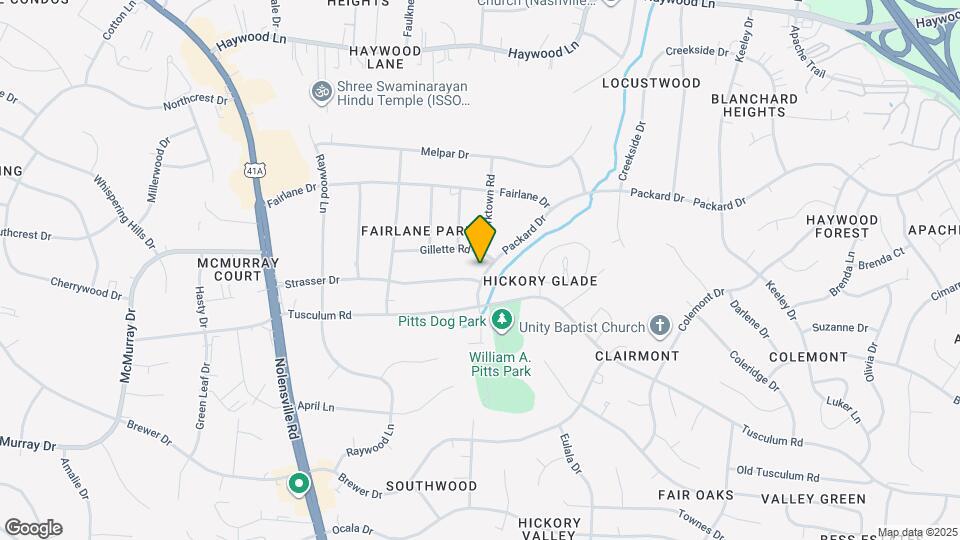 5023 Packard Dr Map and Location Details