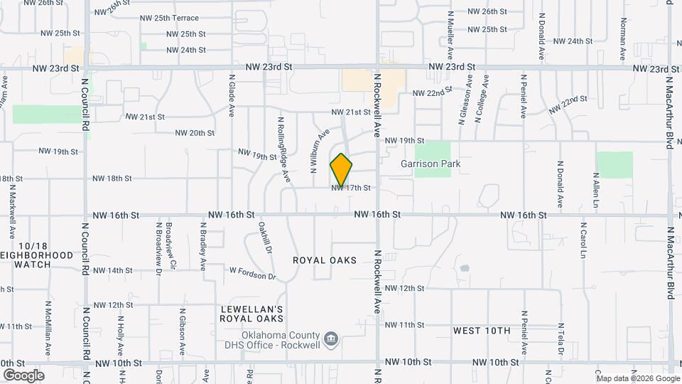 7204 NW 17th St Map and Location Details