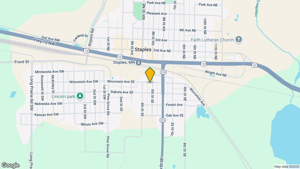 301 5th St SE Map and Location Details