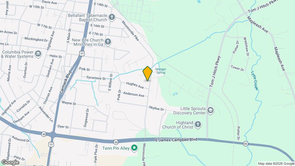 504 Mooresville Pike Map and Location Details