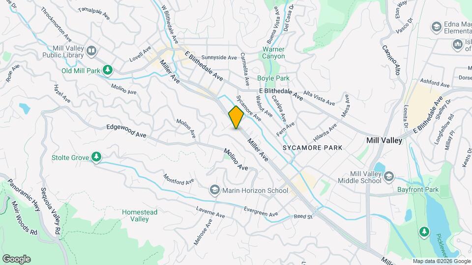 234 Miller Ave Map and Location Details