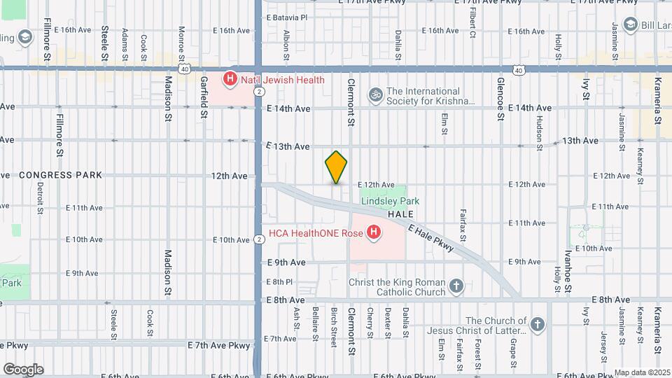 1190 Birch St Map and Location Details