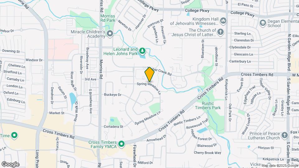 4206 Spring Meadow Ln Map and Location Details