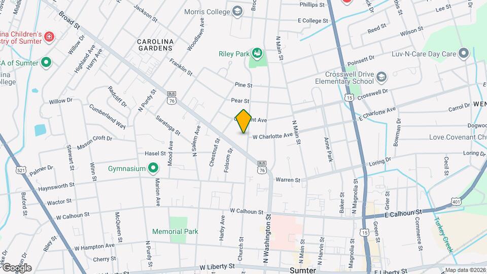 316 Church St Map and Location Details