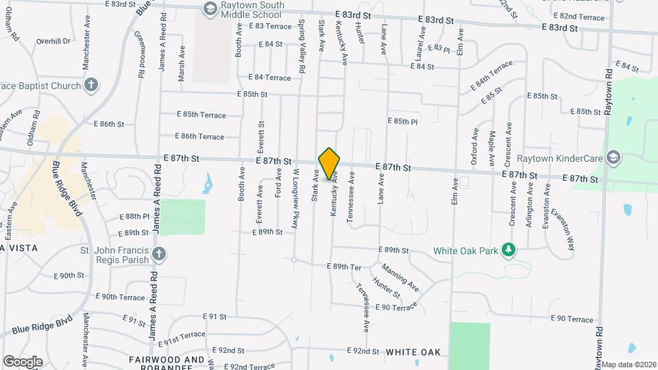 8710 Kentucky Ave Map and Location Details