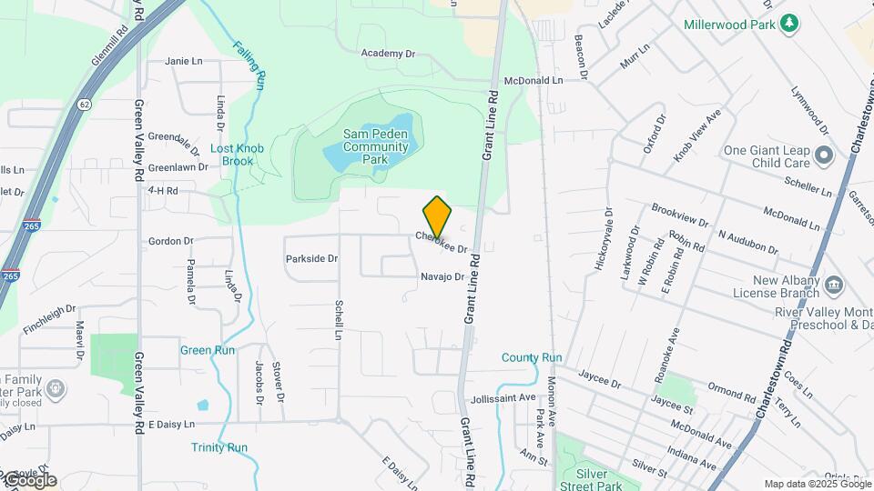 613 Cherokee Dr Map and Location Details