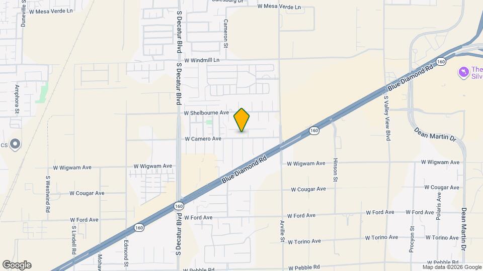 4586 W Camero Ave Map and Location Details
