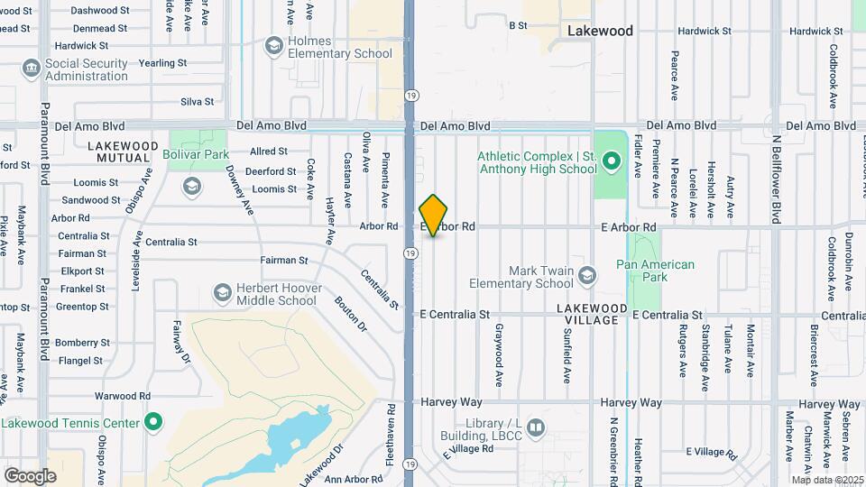4643 Pepperwood Ave Map and Location Details